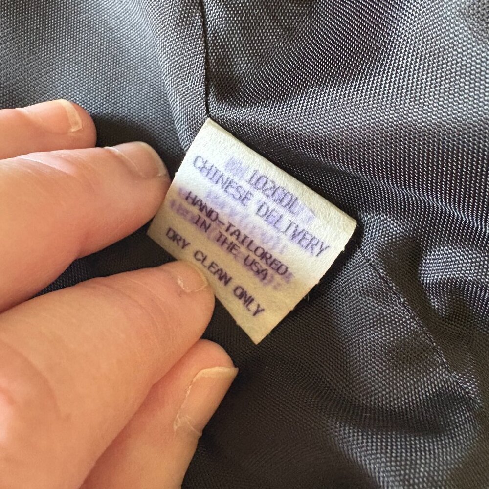 Vintage TAPP New York Vest | S/M | Black Gold Embroidered | Asian Inspired | USA - Picture 10 of 13